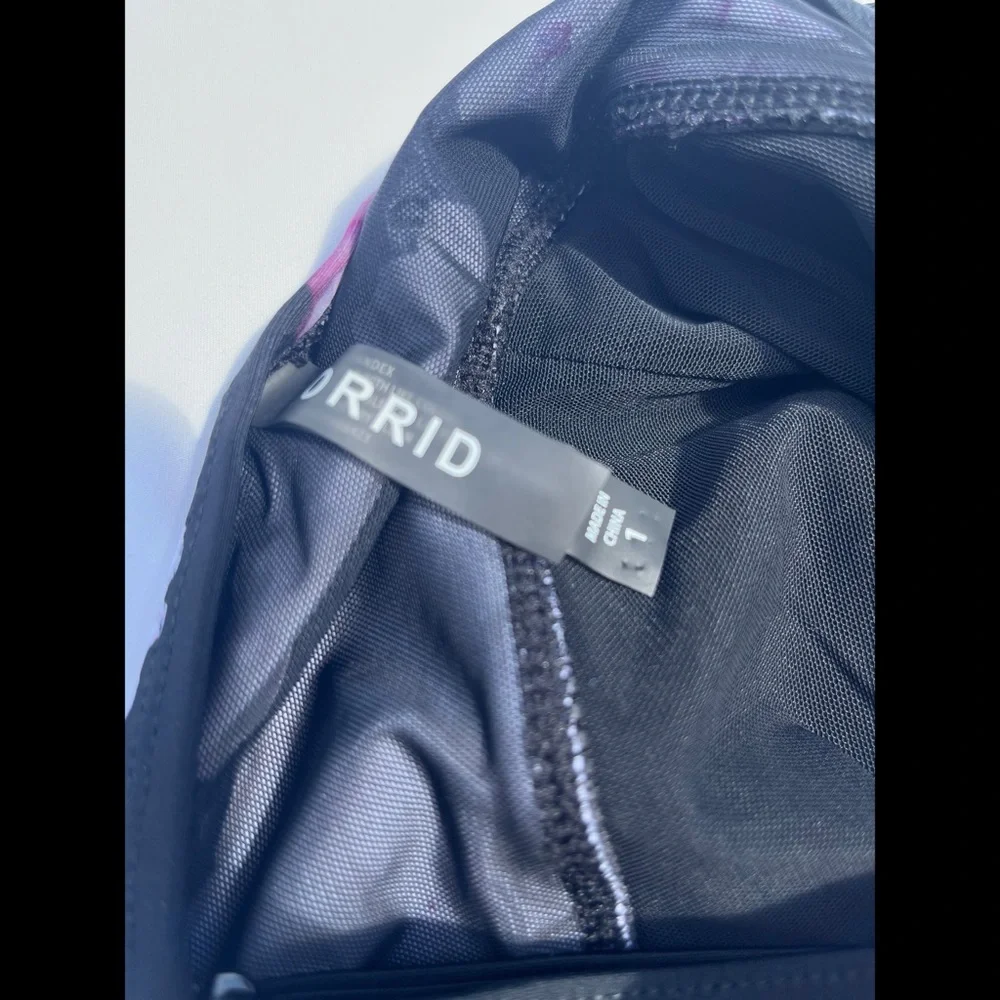 Torrid Black Floral One-Piece Swimsuit - Picture 7 of 11